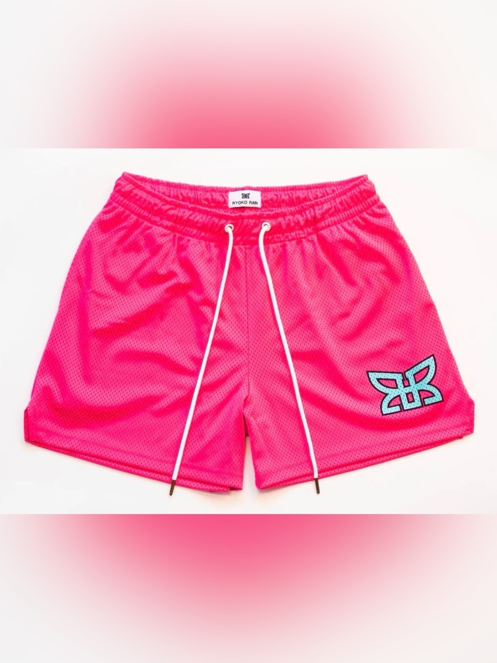 Ryoko Rain Neon Pink Vice Mesh Shorts Adult Small Athletic Made in USA